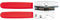 NOGENT*** 04040G Maxi Kim Ouvre-Boîtes Acier/Poignées Plastifié Rouge