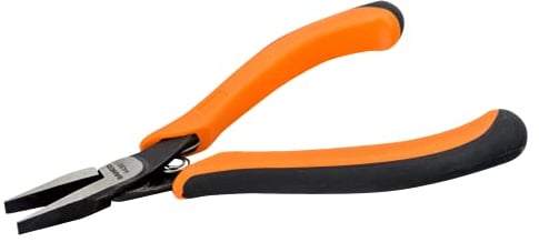 Bahco 4430 Flat Nose Pliers, Black/Orange, 135 mm