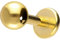 PIERCINGLINE 750er Gold Labret Stecker | 18 KARAT | KUGEL | Piercing Ohr Nase Lippe | Farb & Größenauswahl