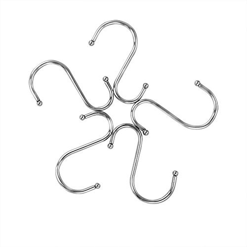 10pcs S Hooks for Garden Tool Bird Nest Feeders Utensil Kitchen Hanger Hanging 5S 5L