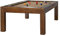 Billiard-Royal Billardtisch Pooltisch Modell Olivia Walnuss 8 ft. inkl Tischplatte mit hochwertigem K-55 Bandengummi und freier Tuchwahl, Tuchfarbe:Beige