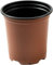 Nutley's 100 Pack of 9cm Durable, UV-Resistant Indoor/Outdoor Plastic Plant Pots Grey