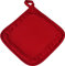 Linge Décor 1790113 Manique Cuistot Silicone/Polyester/Coton Rouge 19 x 19 cm