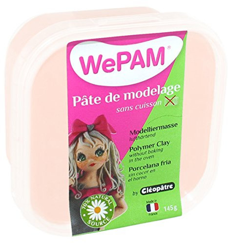 WePAM - PFW474-145 - Pasta modellante indurente ad aria, 145 g, colore carne