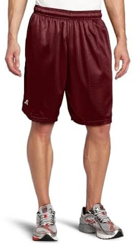 Russell Athletic Herren Shorts mit Netztasche Kurz, kastanienbraun, Medium