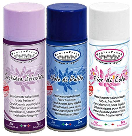 HygienFresh Deodorante per Tessuti Spray da 400 Ml (Multi-Loto Note Orchidea)