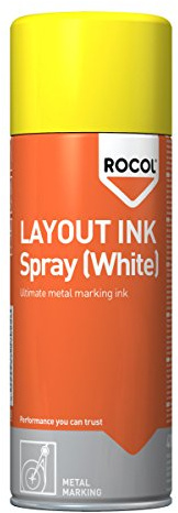 Rocol 57025 400ml Layout Ink Spray - White