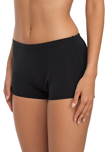 Merry Style Costume a Pantaloncino Nuoto Donna L23L1 (Nero, IT 46 = DE 40)
