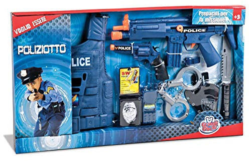 Grandi Giochi GG16004, Set Polizia con Corpetto e Accessori