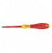 Wiha Tools 32023 Insulated Cushion Grip Slotted Screwdriver - 4.5 x 100 mm. by Wiha