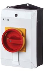 Eaton P1-32 Trennschalter 3-polig Oberfläche 32A 15 kW Rot IP65 3, 1-phasig