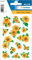 HERMA 3346 Aufkleber Sonnenblumen Glitzer klein, 28 Stück, Blumen Sticker mit Pflanzen Motiv, Kinder Etiketten für Fotoalbum Tagebuch Poesiealbum Scrapbooking Geburtstag Deko Briefe DIY Basteln