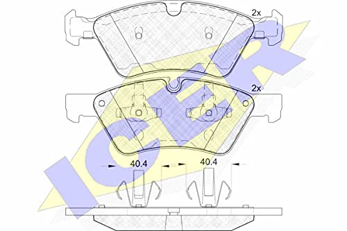 Icer Brakes 181771 Bremsbelagsatz, Scheibenbremse