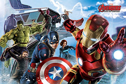 Poster The Avengers - Age Of Ultron - Gruppe - 91.5 x 61 cm | PostersDE