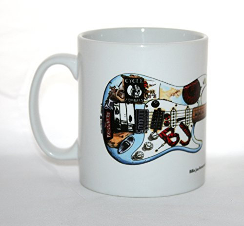 George Morgan Illustration Guitar Ceramic Mug. Billie Joe Armstrong's 'Blue'