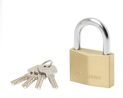 MASTER LOCK 2960EURD Vorhängeschloss 60mm Vollmessing