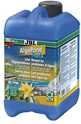 JBL Algo Pond Forte 27407 Wasseraufbereiter gegen alle Algen im Gartenteich, 2,5 L