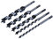 Amtech F1375 5 Piece SDS auger drill bit set (230mm length)