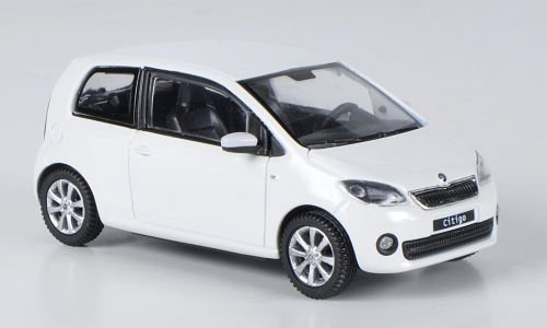 Skoda Citigo, weiss, 3-Türer , 2012, Modellauto, Abrex 1:43