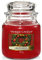 Yankee Candle Scented Candle | Red Apple Wreath Medium Jar Candle| Burn Time: up to 75 Hours