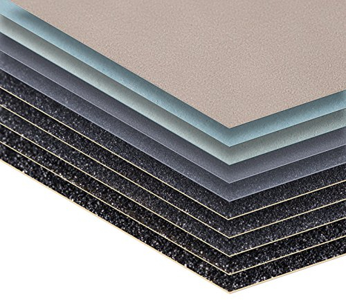 5 Blatt P3000 Körnung Schleifpapier Nass und Trocken Sandpapier 210 x 110 mm