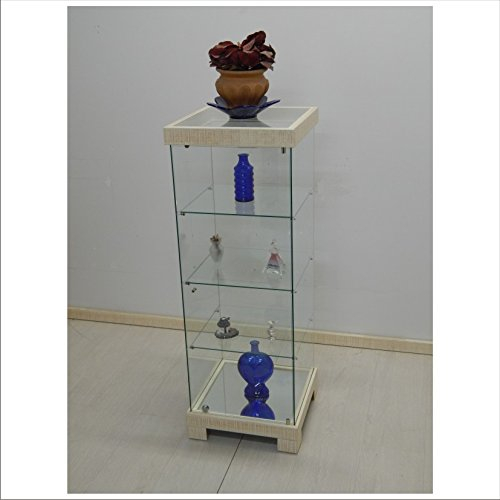 VM ART DESIGN GLASS Glasvitrine Ethnic Style VME107T (Elfenbein Holz (Ivory))