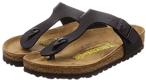 Birkenstock Madrid 1 Bar Mules Black Birko - 4 UK