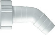 Geräteanschlusstülle, 25,4 mm (1), 45°, weiß