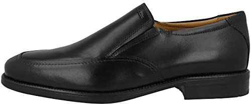 Geox Herren U Federico Z Loafer, Schwarz, 43 EU