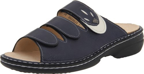 FINNCOMFORT KOS 2554900954 Damen Pantolette Blau, 41 EU