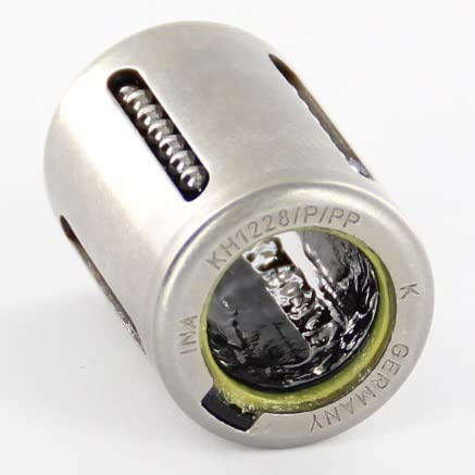 INA kh12-pp Linear Kugellager, geschlossen Typ, versiegelt an beiden Enden, Legierung Stahl, metrisch, 12 mm ID, 19 mm OD, 800 Dynamische Belastung Kapazität Newton