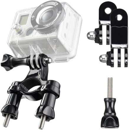 Mantona 20224 Fixation Vélo Inclus équerre pour Caméscope GoPro