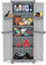 Kreher XL Kunststoffschrank Domino Wave - Universalschrank mit Riegel-Mechanismus und vielen Extras! XL Volumen und topp Qualität für Haushalt und Gewerbe! Maße: 70 x 43,8 x 181,8 cm