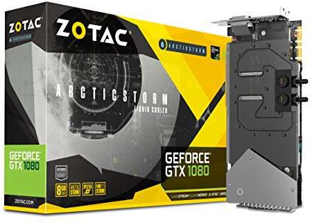 Zotac GeForce GTX 1080 Founders Edition scheda grafica zt-p10800 a-10p 8 GB GDDR5 x Nero