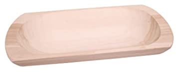 Battle-Merchant Mittelalterliche Holzmolle 45x23x6,5 cm Schale aus Holz