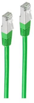 Shiverpeaks BASIC-S Patchkabel Netzwerkkabel Ethernet LAN Kabel Cat.5e F/UTP Grün 0,5m