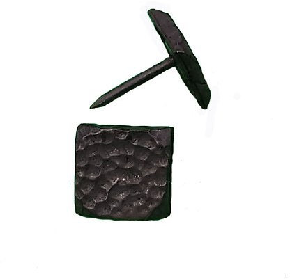 Square Clavos, Decorative Nails, Distressed, Pitted, 10 Pack (3/4)