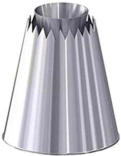 De Buyer - Douille sultane à cône sortant - Diamètre 3 cm - En Inox, Idéale pour Décorer, Garnir et Remplir, Sans Soudure pour Hygiène Parfaite, S'Adapte aux Poches Pâtissières