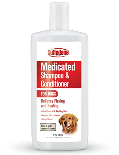 Sulfodene Medicated Shampoo & Conditioner 12 oz for Dogs Anti-Itch
