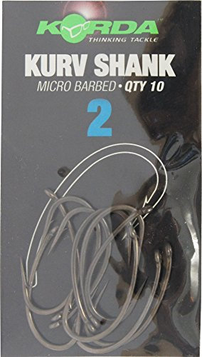 Korda Kurv Shank Karpfenhaken, Größe:2