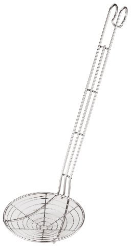 Paderno World Cuisine 9 – 1/2-inch espumadera de alambre de acero inoxidable