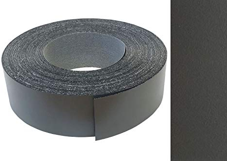 Bande de placage Mélamine 45 mm x 5 m avec colle thermo-fusible, décor anthracite