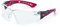 bolle SAFETY Bollé Safety 41080, Rush+ Safety Glasses Platinum®, Black & Red Frame, Clear Lenses