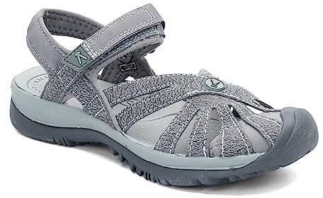 KEEN Rose, Sandalias Mujer, Gargoyle/Raven, 38 EU