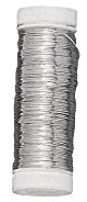 Rayher Alambre de cobre, color plateado, 100 m, 0,25 mm ø, para manualidades y bisutería, 2403600