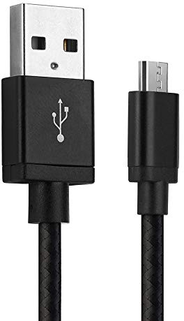 CELLONIC USB Kabel 1m kompatibel mit Sony A6000 A6300 A6500 FDR-X3000 A5100 A5000 A7s II Alpha 7r ii Alpha 7 ii DSC-RX100 DSC-HX400V NEX-6 HDR-AS50 Ladekabel Micro USB Datenkabel 2A schwarz Nylon