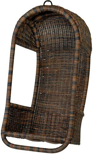 korb.outlet Hängeschaukel Rattan/Hängesessel in der Farbe Zebrano - Schaukel Hängekorb aus Natur Rattan