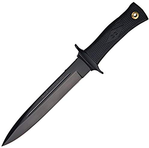 Muela MUE93116 Cuchillo a Lama Fissa,Unisex - Adulto, Negro, un tamaño
