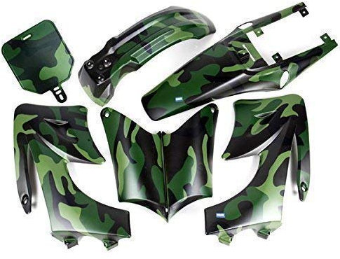 HMParts Verkleidung Set Dirt Pit Bike 125-150 Typ 2 Tarn