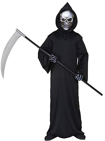 W WIDMANN MILANO Party Fashion - Kinderkostüm Sensenmann, Dämon, Totengräber, Grim Reaper, Faschingskostüme, Halloween